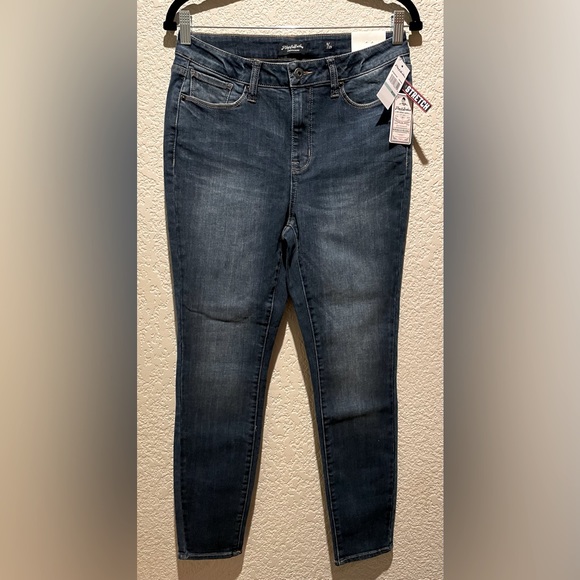 NWT Flag & Anthem Skinny Ankle Blue Jeans High Rise Size 8 - Picture 3 of 13